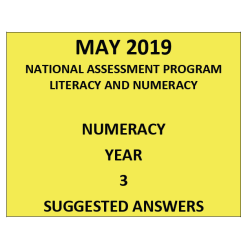 2019 ACARA NAPLAN Numeracy Answers Year 3